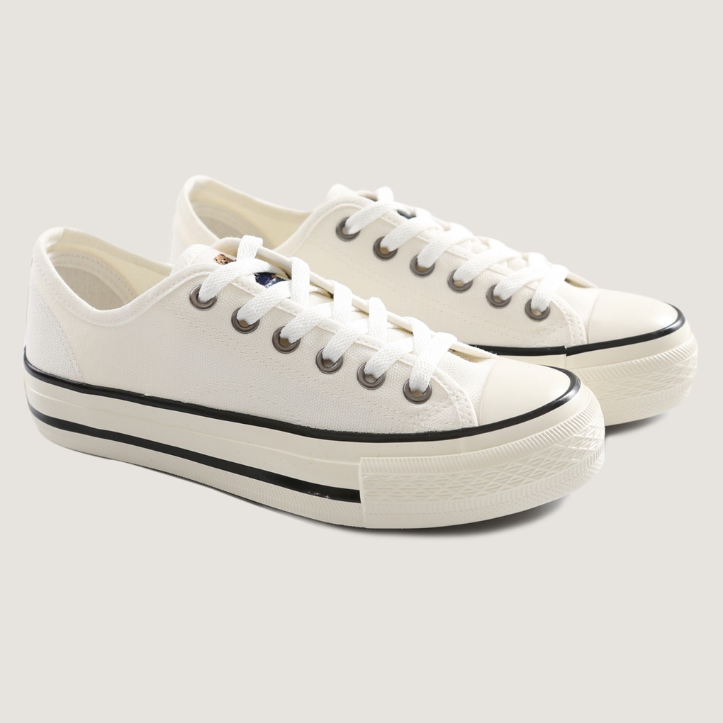 Giày thể thao WH.O.AU WHPGD1121A Sneakers Unisex Steve Bear Converse vải canvas