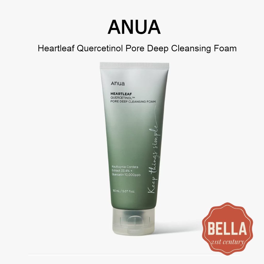 Sữa rửa mặt diếp cá giảm mụn Anua Heartleaf Quercetinol Pore Deep Cleansing Foam