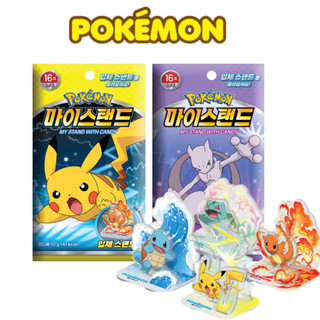 Bộ Sưu Tập Mô Hình Đứng Bằng Acrylic Bộ Sưu Tập Ảnh Thẻ Hình Pikachu Bulbasaur Mu Action
