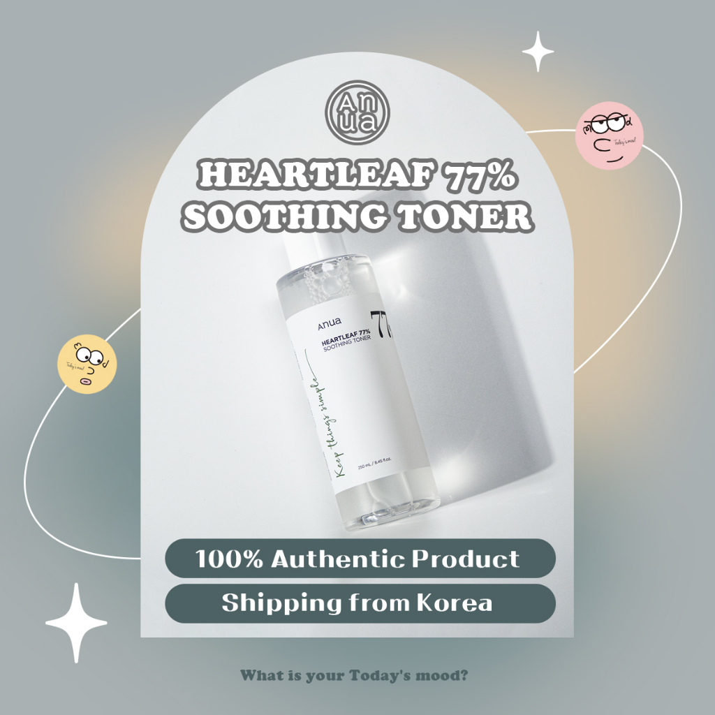 HEARTLEAF 77% SOOTHING TONER 250ml/500ml | Giúp Da Mềm Mịn  Nước Hoa Hồng Hàn Quốc Giúp Làm Trắng Và Chăm Sóc Da