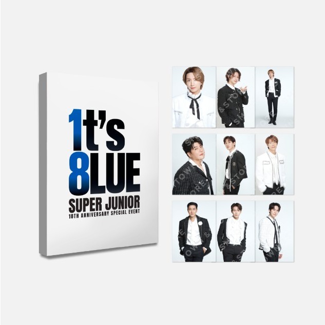 SUPER JUNIOR 18TH ANNIVERSARY SPECIAL EVENT - 1t’s 8lue POSTCARD BOOK