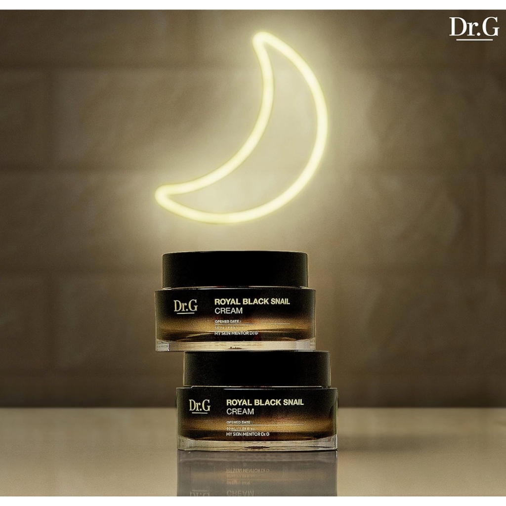 Kem dưỡng ẩm ốc sên đen Dr.G Royal Black Snail Cream 50mL