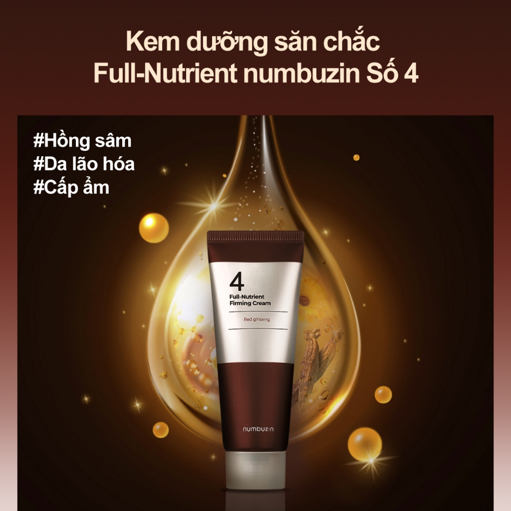 Numbuzin Kem dưỡng Săn chắc Full-Nutrient Số 4