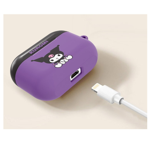 Sanrio Vỏ Cứng Bảo Vệ Hộp Đựng Tai Nghe airpods pro 2nd / airpods pro 1st} Có Móc Khóa Hình kuromi mymelody cinnamoroll Hai Tông Màu
