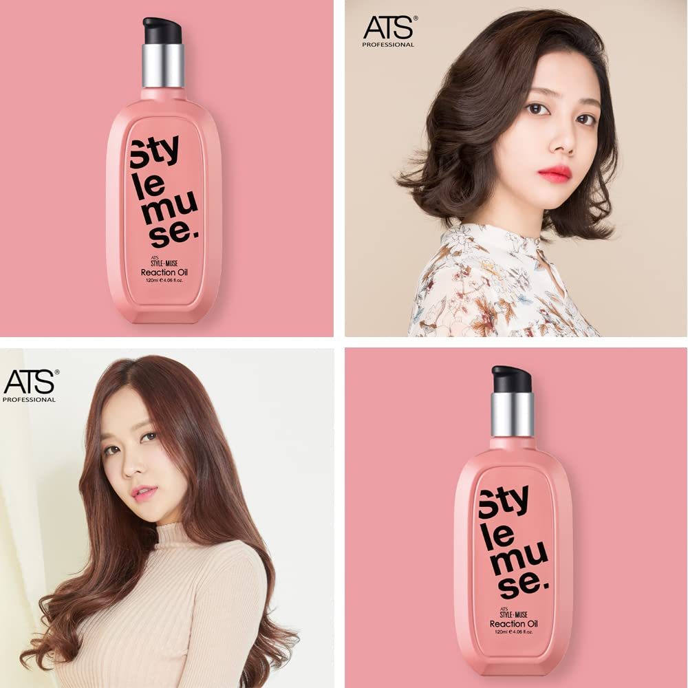 Kem tạo kiểu dành cho tóc xoăn ATS Stylemuse Repair Curl Cream 150ml / Reaction Oil 120ml /  Shine Spray 300ml / Shiny Holding Fixer 250ml / Heating Balm 120ml / Matt Holding Wax 100g / Hard Holding Wax 100