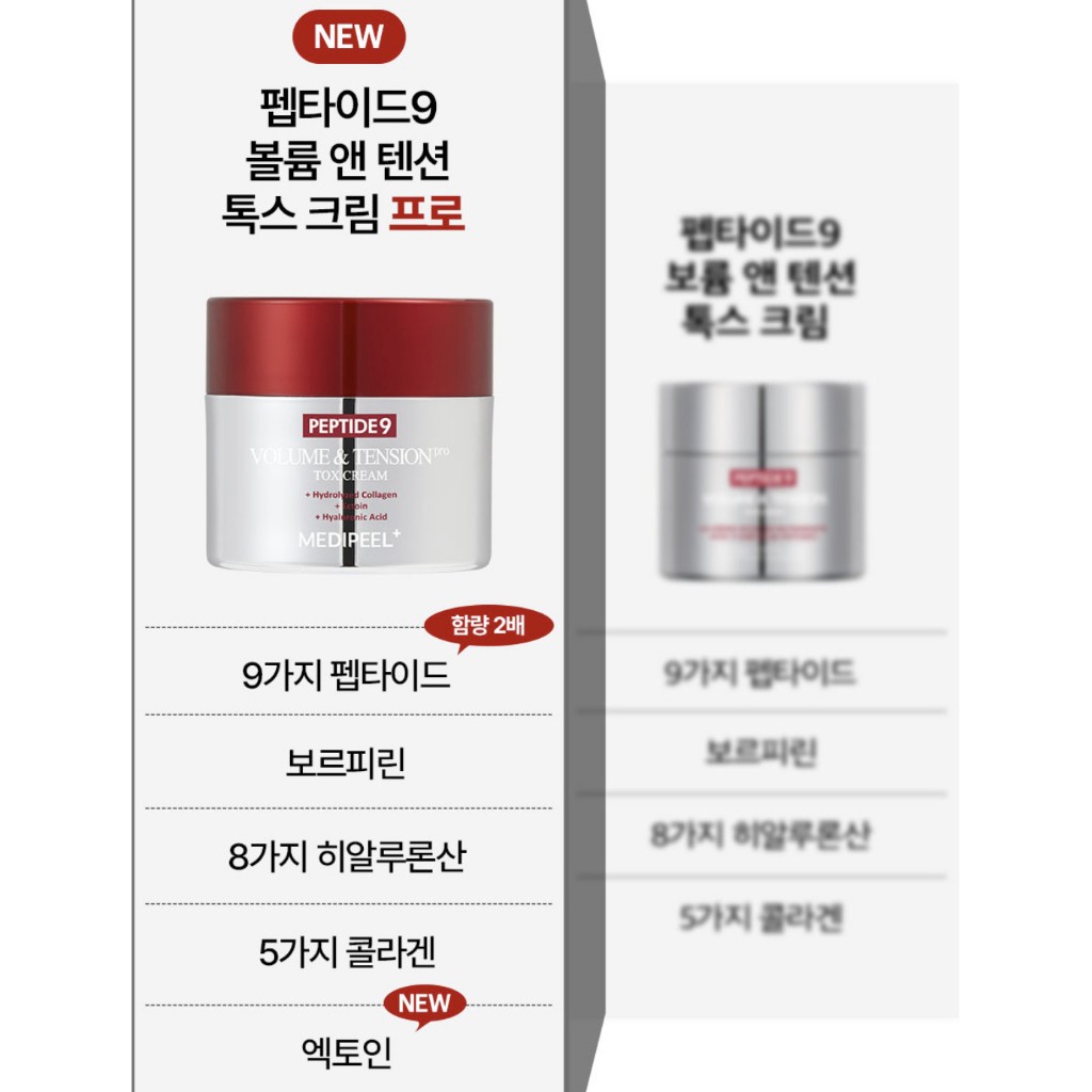 KEM DƯỠNG DA CHỐNG LÃO HÓA THẾ HỆ MỚI PEPTIDE 9 VOLUME AND TENSION TOX CREAM PRO 50G