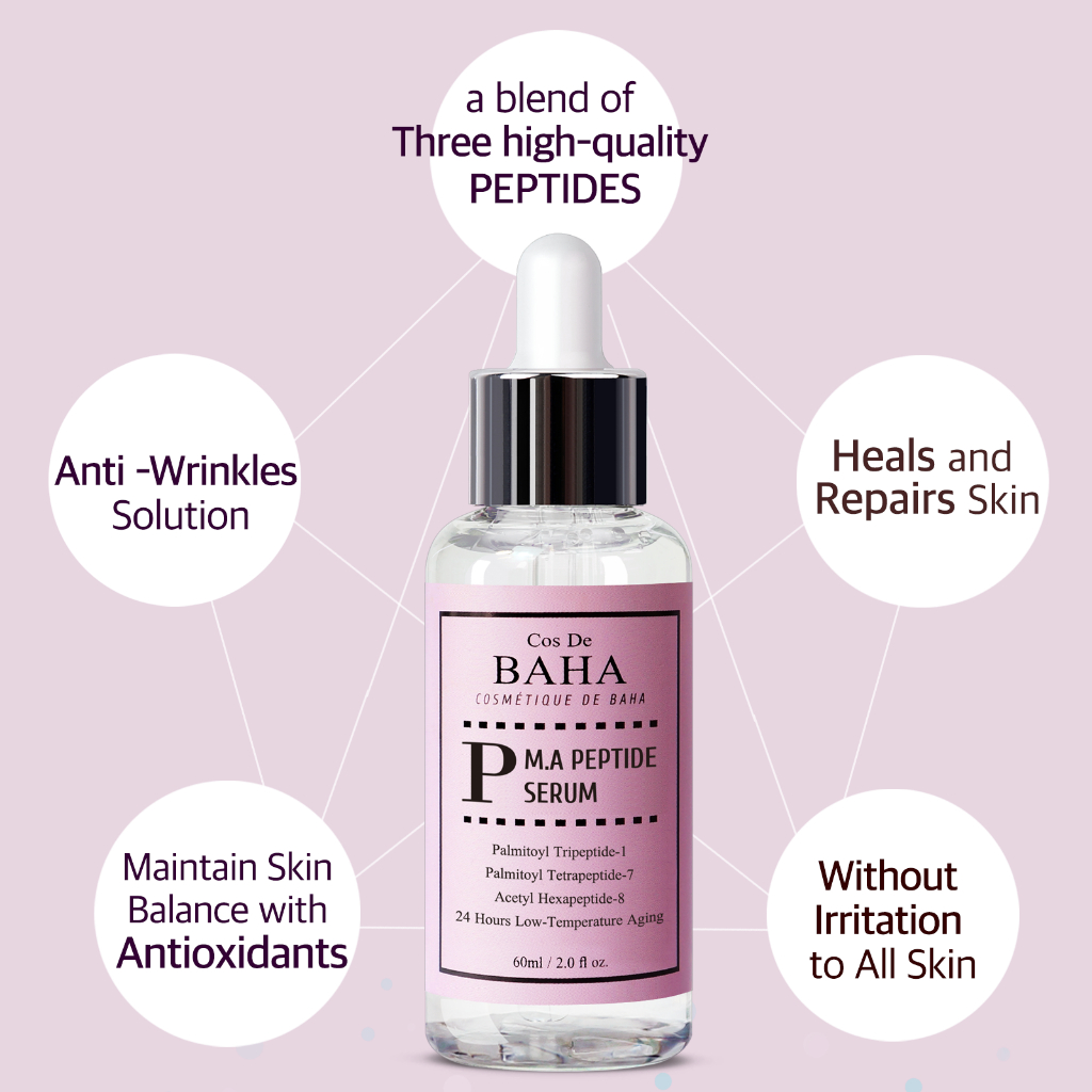 Serum Peptide De Baha Peptide Với Matrixyl 3000 & Argireline 60ml Chất Lượng Cao