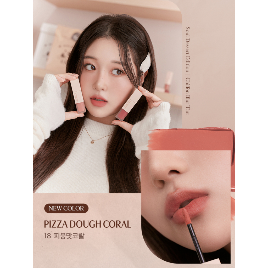 Chiffon Blur Tint 18colors, Voan blur tint 18 Màu