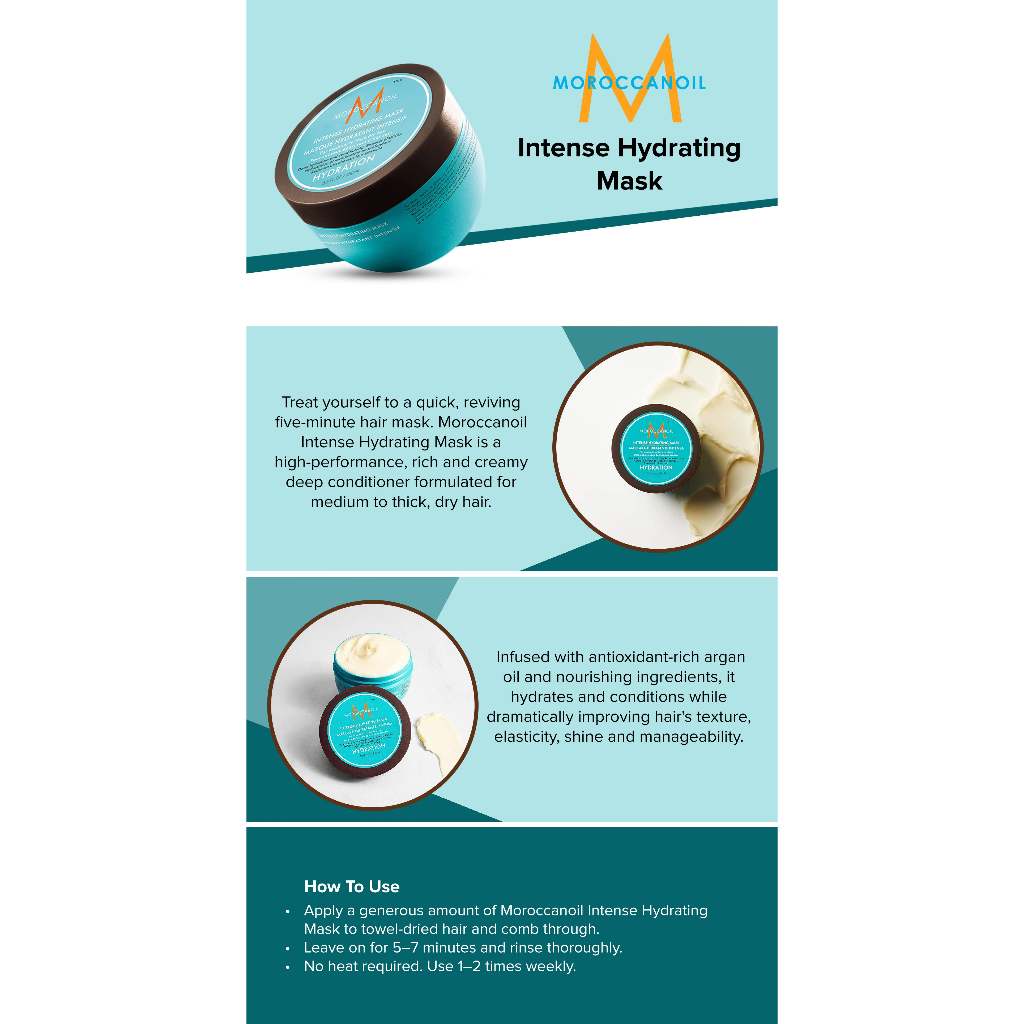 Mặt Nạ moroccanoil Dưỡng Ẩm Làm Sạch Sâu 250ml