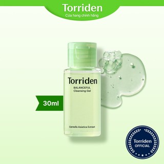  Sữa rửa mặt dạng gel BALANCEFUL Cica Mini, làm sạch bã nhờn, lỗ chân lông, mụn đầu đen, 30ml