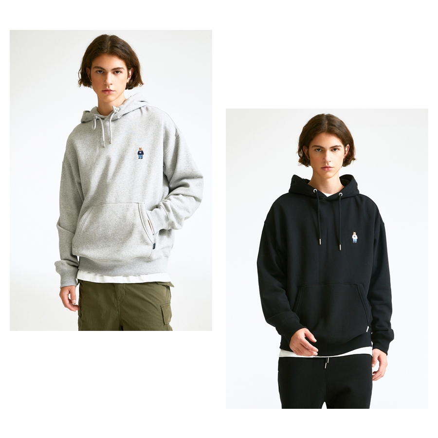 Áo Thun Hoodie WHO.A.U WHMHD4T02U Steve Embroidered Hoodie form unisex