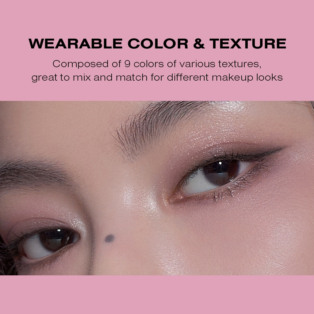 3CE Multi Eye Color Palette Smiley Edition Bảng phấn mắt 3CE phiên bản Smiley 8.5g 9 sắc thái trang điểm mắt | Official Store Eye Make up Cosmetic