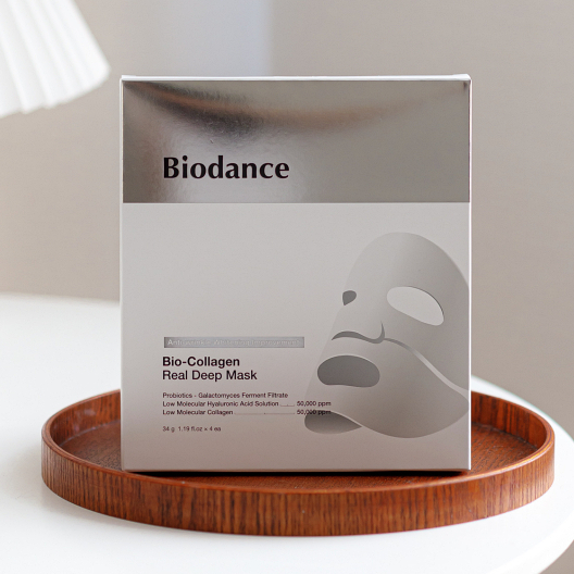 BIODANCE Real Deep Mask 34g x 4pc Mặt Nạ collagen Sinh Học 34g * 4pc Làm Săn Chắc Da Se Khít Lỗ Chân Lông