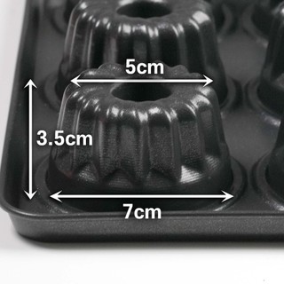 Chảo mini Phủ teflon 12 Ngăn Kiểu Hàn Quốc