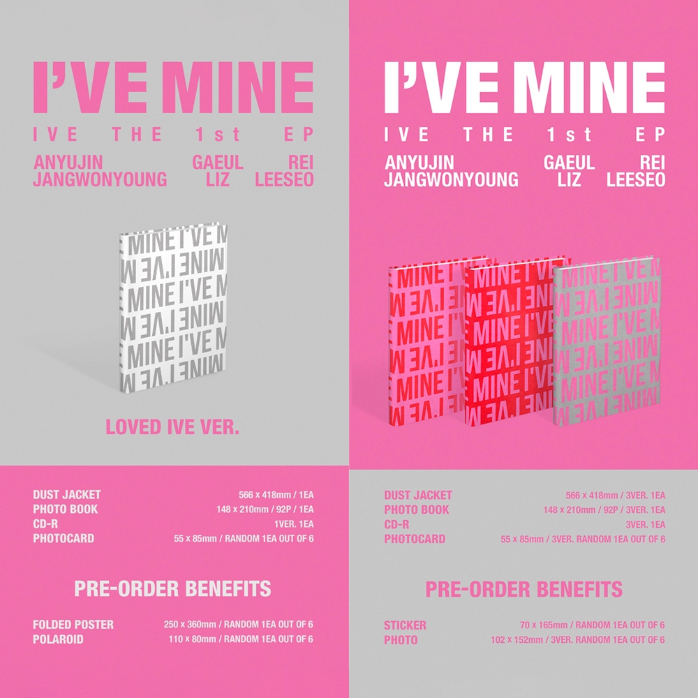 Sách ảnh Starship Entertainment ive 1st ep album i've mine