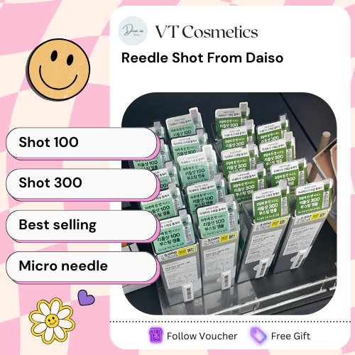 Micro Cica Reedle Shot Từ Daiso - 100/300 Shot - 2ml x 6ea