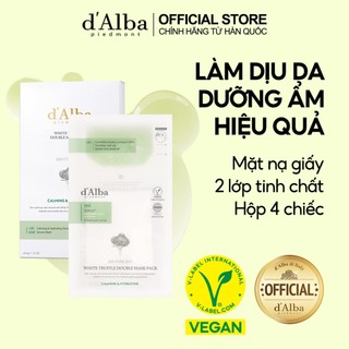  Mặt nạ kép cấp ẩm và làm dịu da White Truffle Double Mask Pack Calming & Hydrating (hộp 4 miếng)