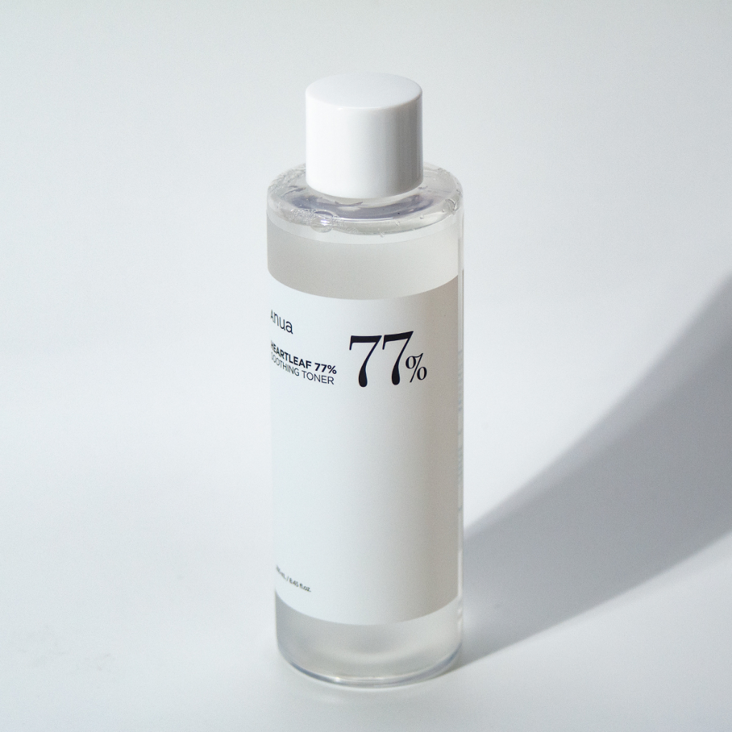 HEARTLEAF 77% SOOTHING TONER 250ml/500ml | Giúp Da Mềm Mịn  Nước Hoa Hồng Hàn Quốc Giúp Làm Trắng Và Chăm Sóc Da