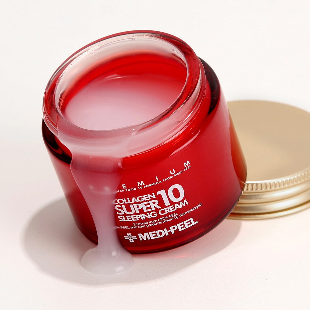 KEM NGỦ DƯỠNG ẨM MEDI PEEL COLLAGEN SUPER10 SLEEPING CREAM 70G
