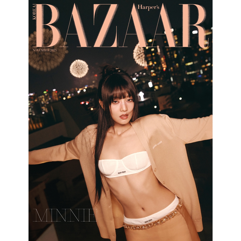 2023.11 Harper's BAZAAR KOREA IVE WONYOUNG, I-DLE MINNIE COVER