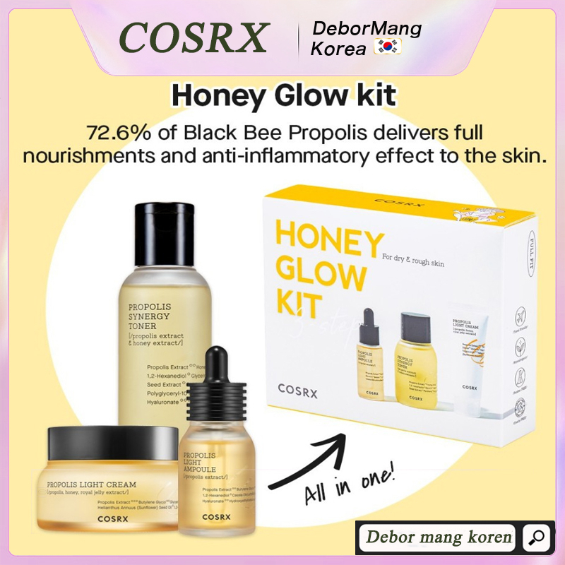 Bộ Ống Tiêm cosrx Keo Ong full fit propolis 30ml + Tuýp Kem Keo Ong Nhẹ 10Ml