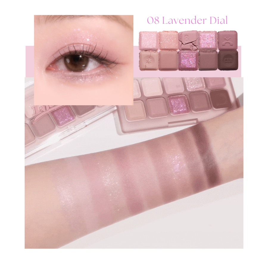 Bảng phấn mắt bàn phím Lilybyred Mood Keyboard Eye Palette 10.5g