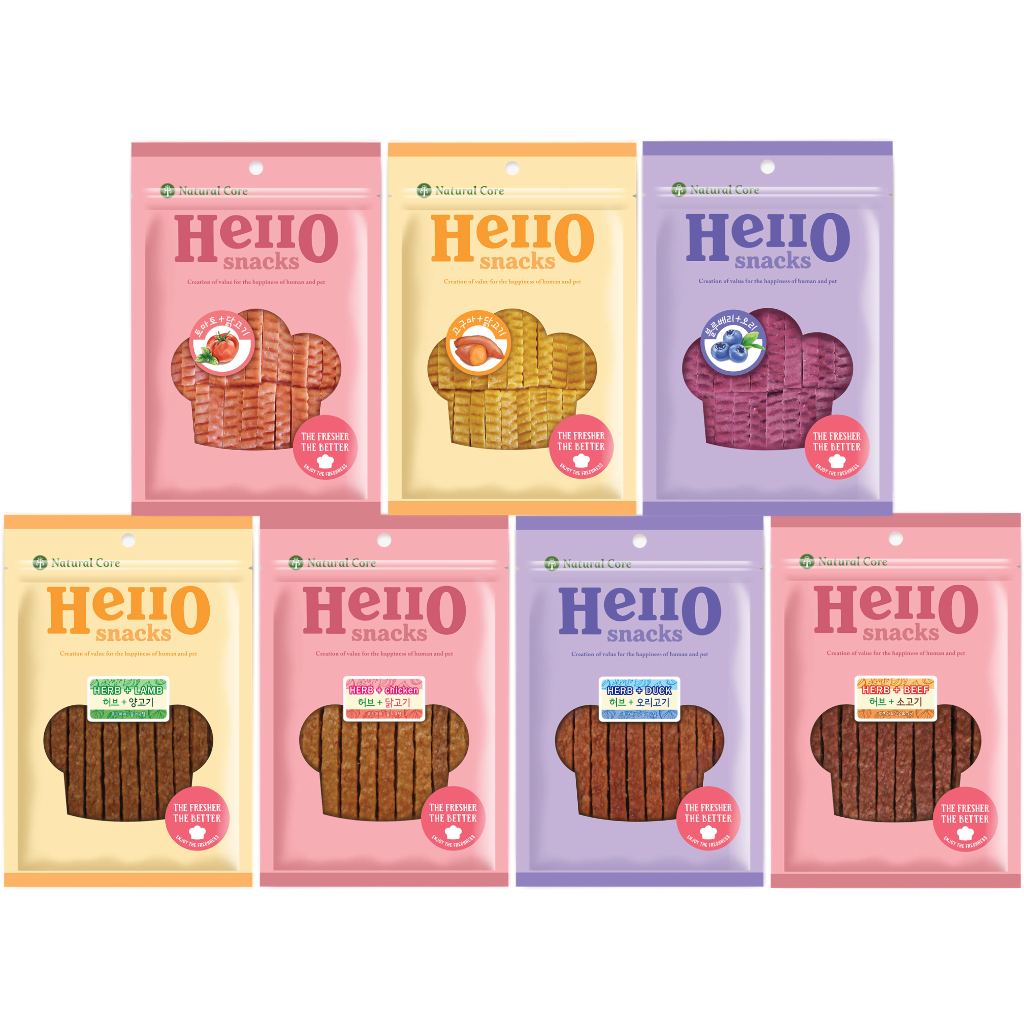 [Bundle of 5] [Natural Core] Hello Snacks for Dogs