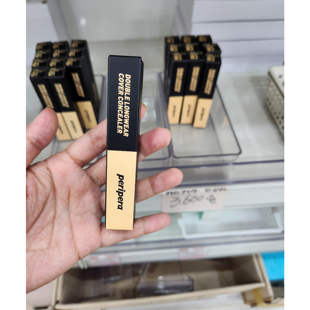 Kem Che Khuyết Điểm Peripera Double Longwear Cover Concealer 5.5g