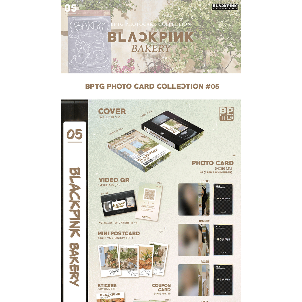 BLACKPINK - THE GAME PHOTO CARD COLLECTION