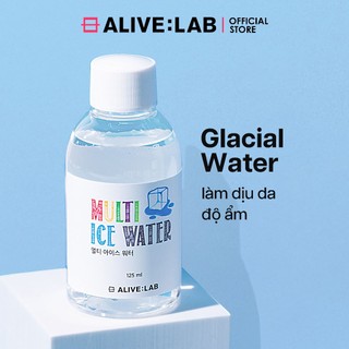 Nước hoa hồng ALIVELAB Multi ICE Water Cung cấp độ ẩm và dưỡng chất cần thiết cho làn da mụn và da khô 125ml