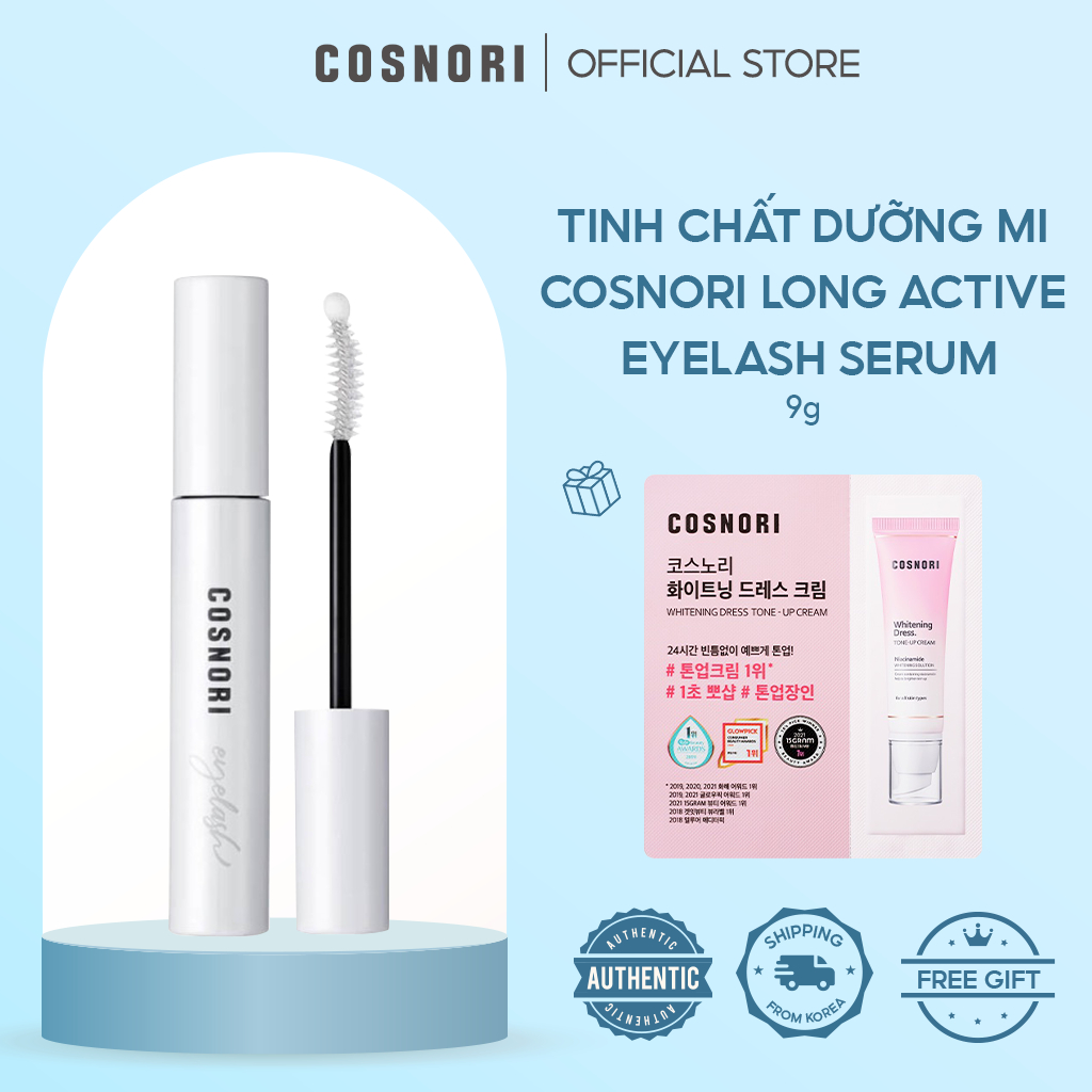 Tinh Chất Dưỡng Mi COSNORI Long Active Eyelash Serum 9g