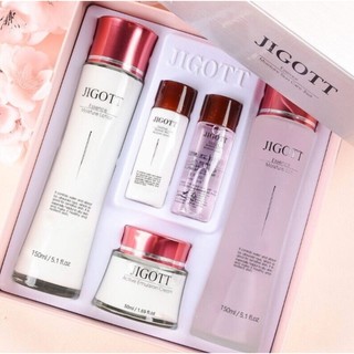 Set dưỡng da chống lão hóa  JIGOTT Essence Moisture Skin care 3 Set