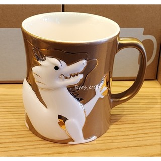 🎀 2024 starbucks hàn quốc dragon gold mug 355ml/ 12oz