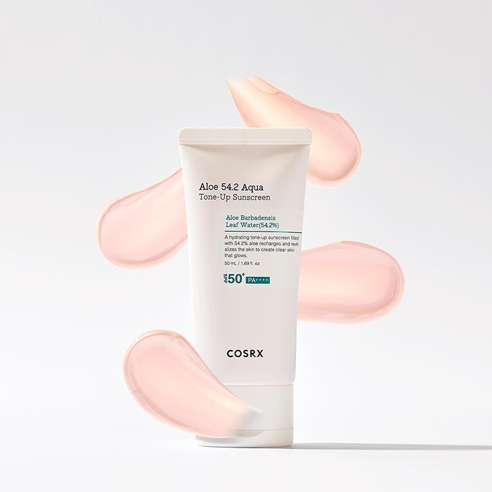 Kem Chống Nắng Nâng Tông Da Chiết Xuất Lô Hội cosrx 54.2 50ml