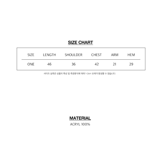 Áo Thun Dệt Kim Gợn Sóng Màu Ngà / Sản Phẩm Hàn Quốc Chính Hãng 100%