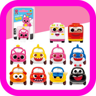 Mô hình xe hơi kamicar mini 10 series / pinkfong / cá mập / cá mập con