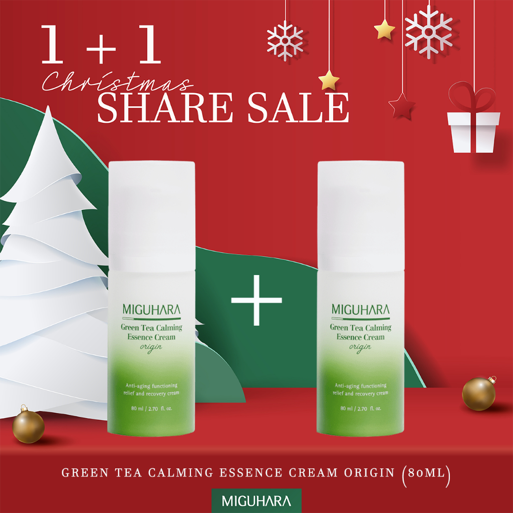 1+1 CHRISTMAS SHARE SALE Miguhara Tinh Chất Trà Xanh 80ml Giúp Làm Dịu Da Hiệu Quả