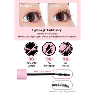 [ETUDE] Curl Fix Mascara 8g   Uốn Cong Lông Mi