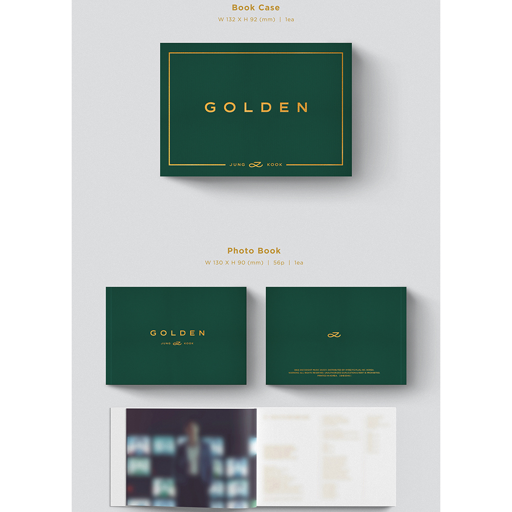 Album Solo Hybe Labels Bts Jungkook - Golden phiên bản album Weverse