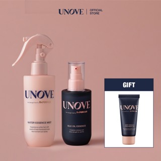 [UNOVE Official] SET XỊT DƯỠNG DẠNG NƯỚC PHỤC HỒI TÓC HƯ TỔN UNOVE 200ml + TINH CHẤT DẦU DƯỠNG CHĂM SÓC TÓC ÓNG MƯỢT 70ml