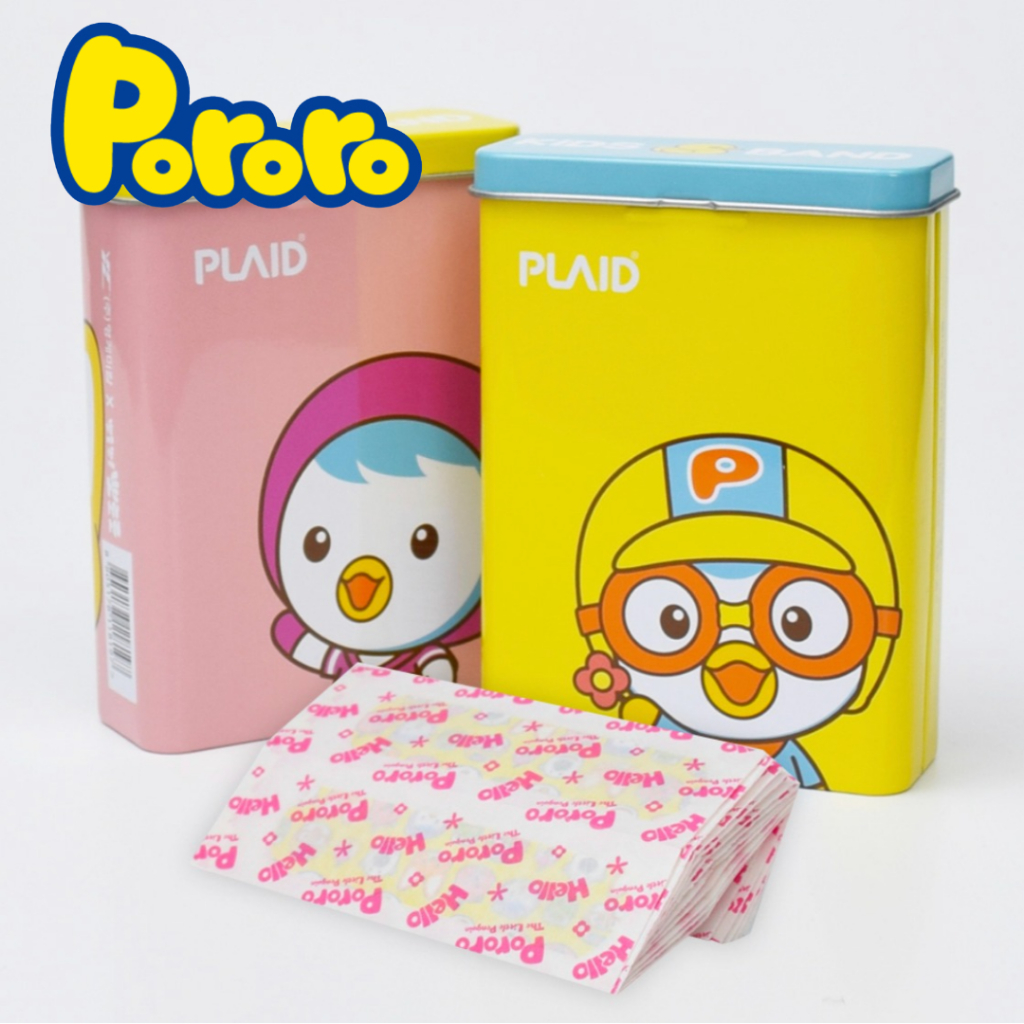 [Pororo] Pororo &amp; Petty Băng Quấn Trẻ Em 30p Với Hộp Thiếc