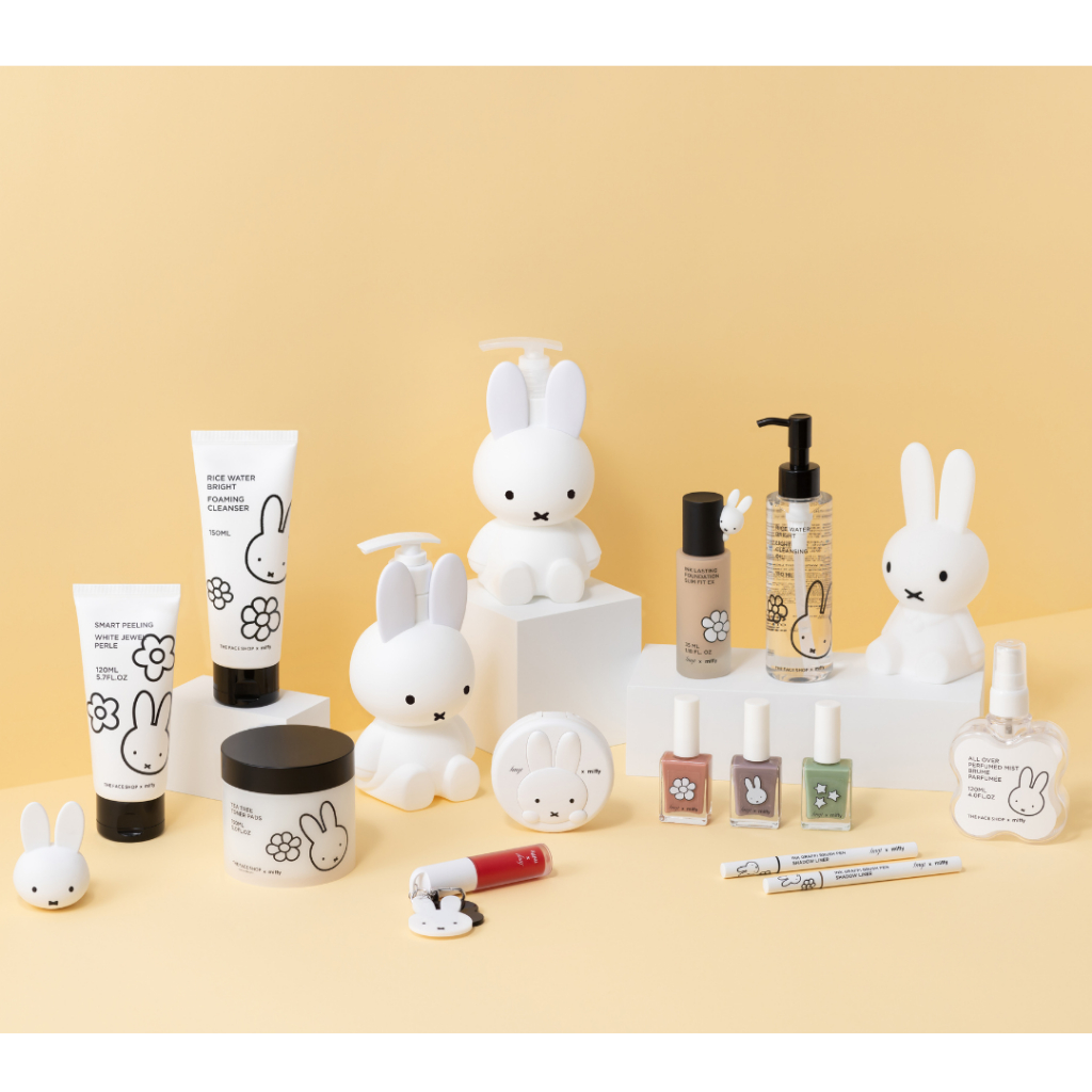 Sữa Rửa Mặt Tạo Bọt The Face Shop X Miffy Rice Water Bright Foaming Cleanser 150ml- Dòng mới