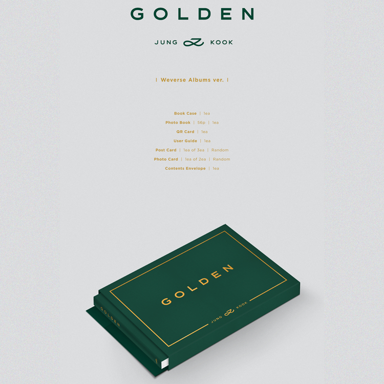 Album đầu tay trọn bộ Hybe Labels BTS Jungkook GOLDEN