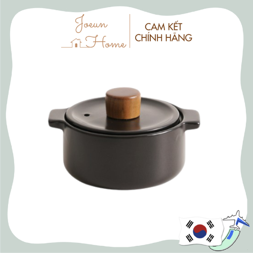 Nồi đất sâu lòng đáy từ chống nhiệt không nứt Rihan Noah 12cm