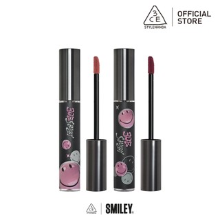 3CE Velvet Lip Tint Smiley Edition Son kem lì 3CE nhung lì mịn màng phiên bản Smiley 4g | Official Store Lip Make up Cosmetic