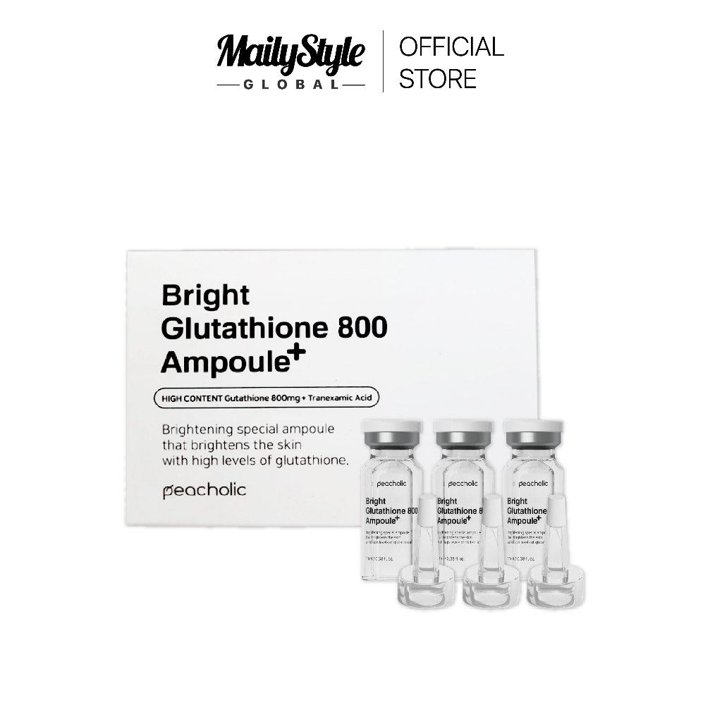 Peacholic Bright Glutathione 800 Ampoule PLUS