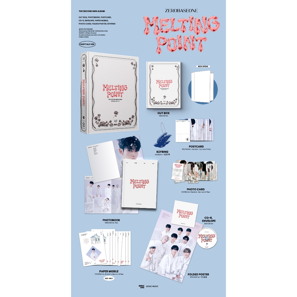 Mini album thứ 2 Wake One Entertainment ZEROBASEONE MELTING POINT