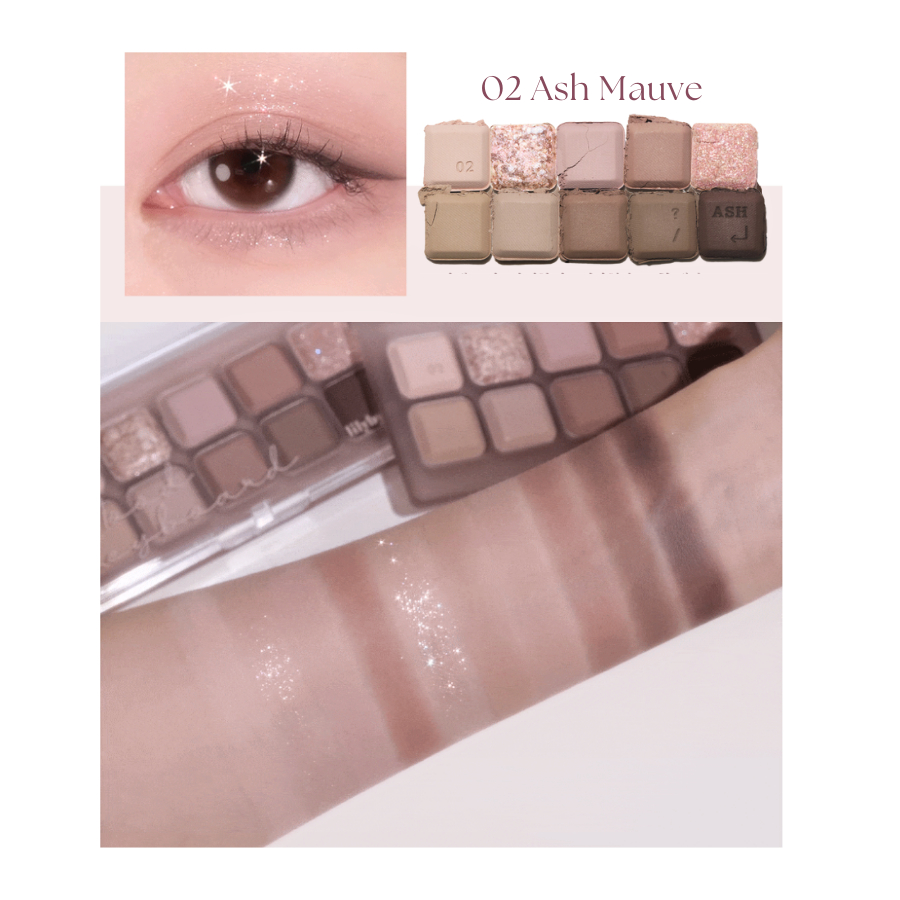 Bảng phấn mắt bàn phím Lilybyred Mood Keyboard Eye Palette 10.5g