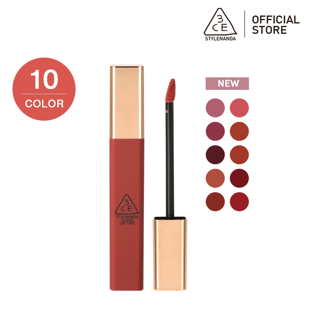 Son tint 3ce 4g Trang Điểm Đa Năng  3CE Cloud Lip Tint 4g | Official Store Lip Make up Cosmetic