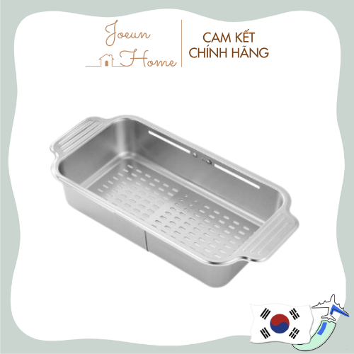 Kệ bồn rửa thoát nước bằng thép không gỉ có thể điều chỉnh độ dài
